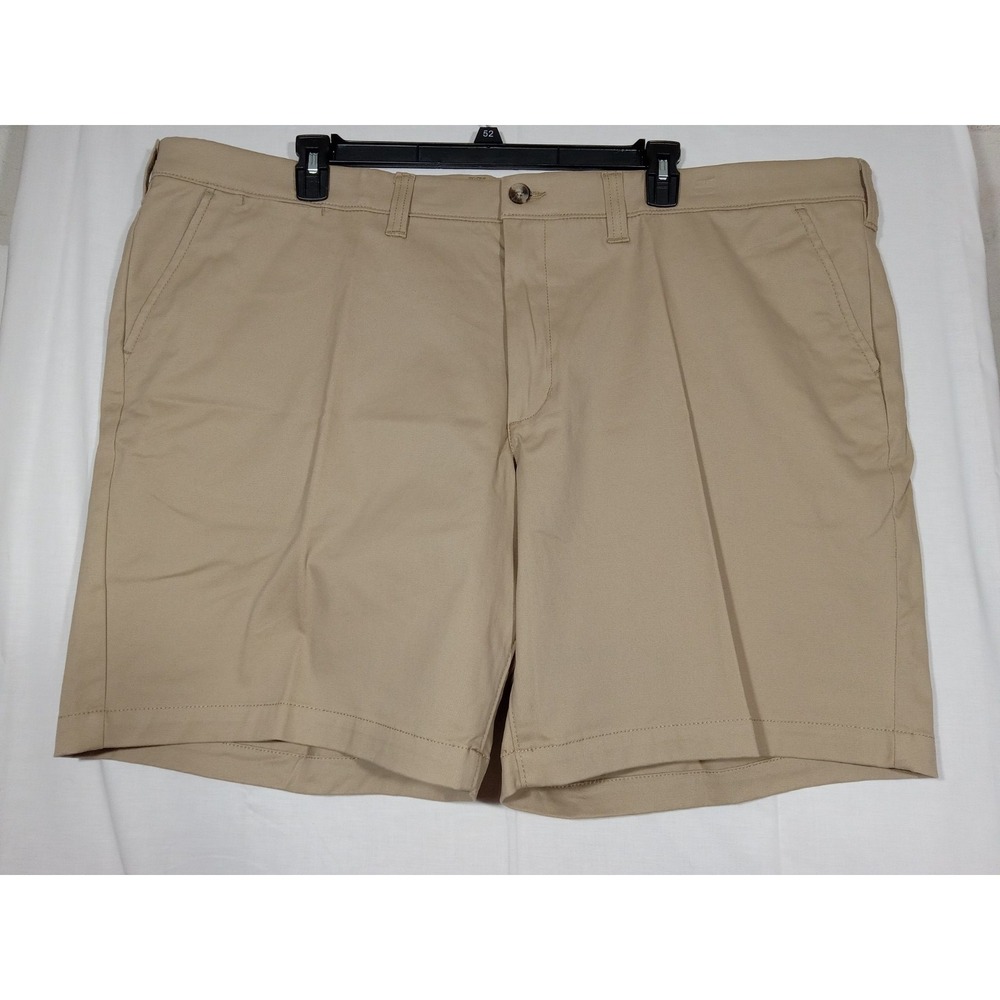 Sonoma Shorts Men's 52 Beige Big & Tall Flexwear Flat Front